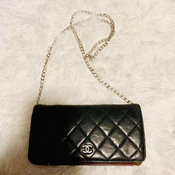 🖤Chanel CC Matelasse Bifold Long Wallet 𝑊𝑂𝐶🌸 - Picture 7 of 8